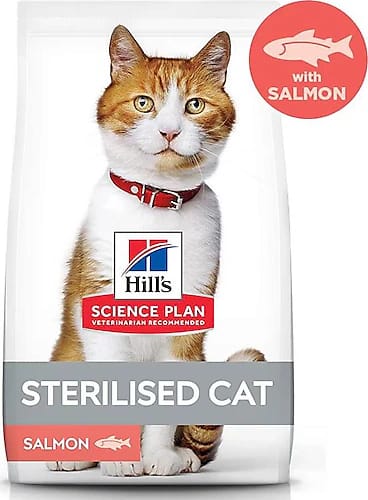 Hill's Somonlu Kısırlaştırılmış Yetişkin Kedi Maması 3 kg