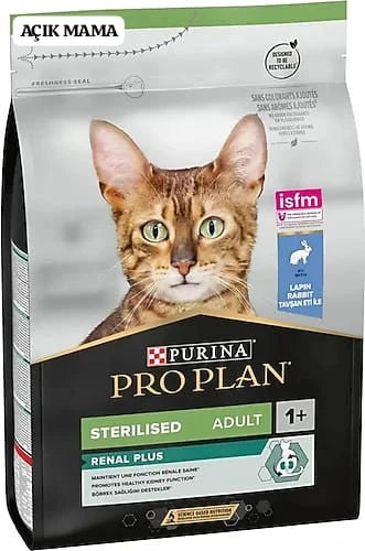 Pro Plan Sterilised Tavşanlı Kısırlaştırılmış Yetişkin Kedi Maması 10 kg