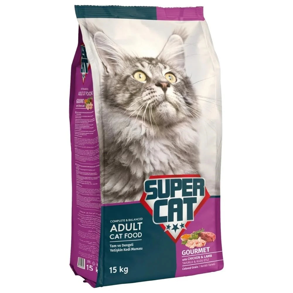 Super Cat Gurme Yetişkin Kedi Maması 15 KG