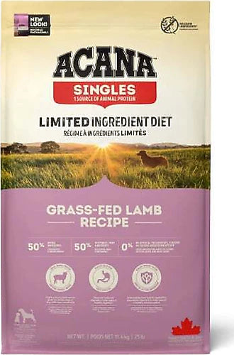 Acana Singles Grass-Fed Lamb Kuzu Etli 11.4 kg Yetişkin Köpek Maması