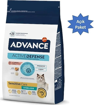 Advance Sensitive Sterilised Somonlu Kısırlaştırılmış Yetişkin Kedi Maması 1.5 kg
