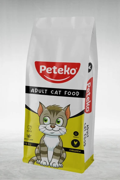 Peteko Tavuklu Yetişkin Kedi Maması 15 kg