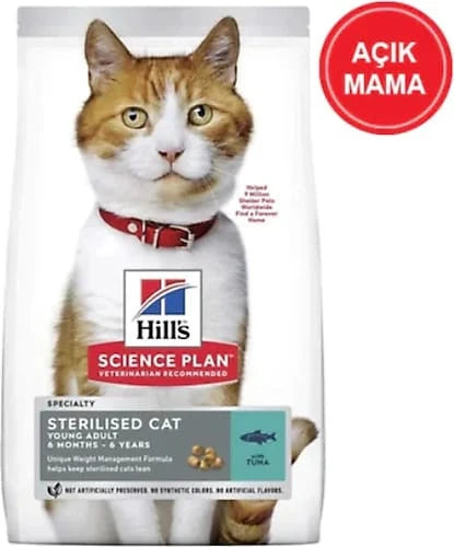 Hill's Sterilised Ton Balıklı Kısırlaştırılmış Yetişkin Kedi Maması 3 kg