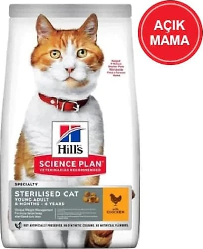 Hill's Young Adult Sterilised Tavuklu Kısırlaştırılmış Yetişkin Kedi Maması 2 kg
