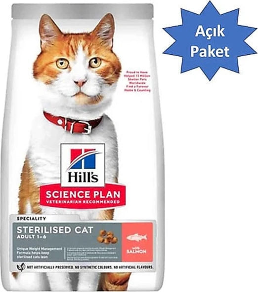 Hill's Somonlu Kısırlaştırılmış Yetişkin Kedi Maması 3 kg