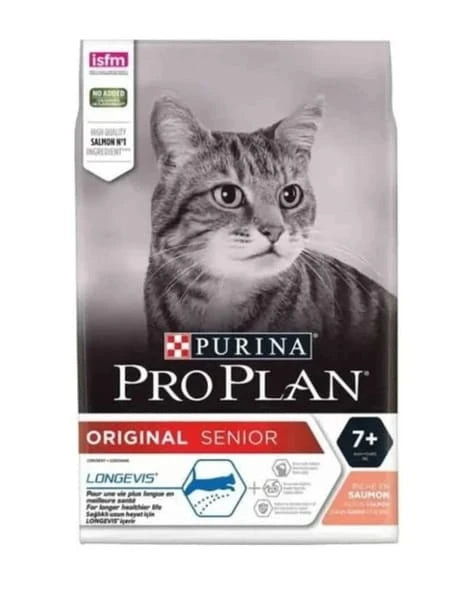 Pro Plan Senior +7 Somonlu Yaşlı Kedi Maması 2 kg