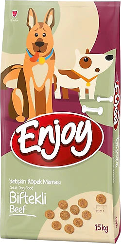 Enjoy Biftekli 15 kg Köpek Maması