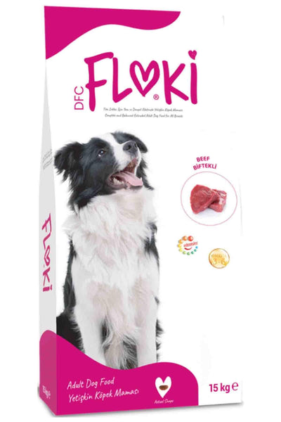 Floki Biftekli Yetişkin Köpek Maması 15 kg