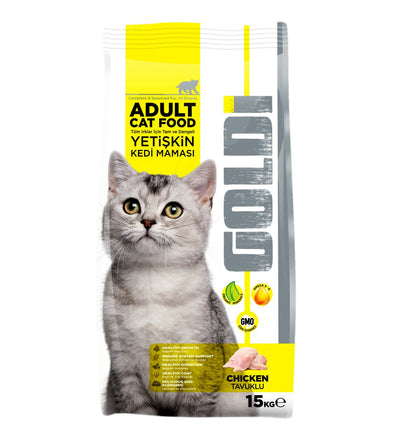 Goldi Tavuklu 15 kg Yetişkin Kedi Maması