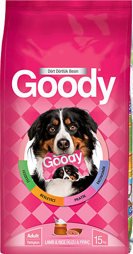 Goody Kuzu Etli ve Pirinçli 15 kg Yetişkin Köpek Maması
