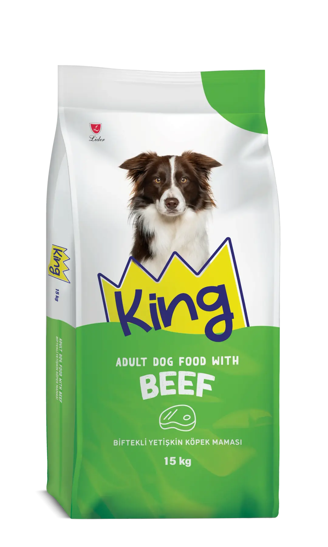 King Biftekli Yetişkin Köpek Maması 15Kg