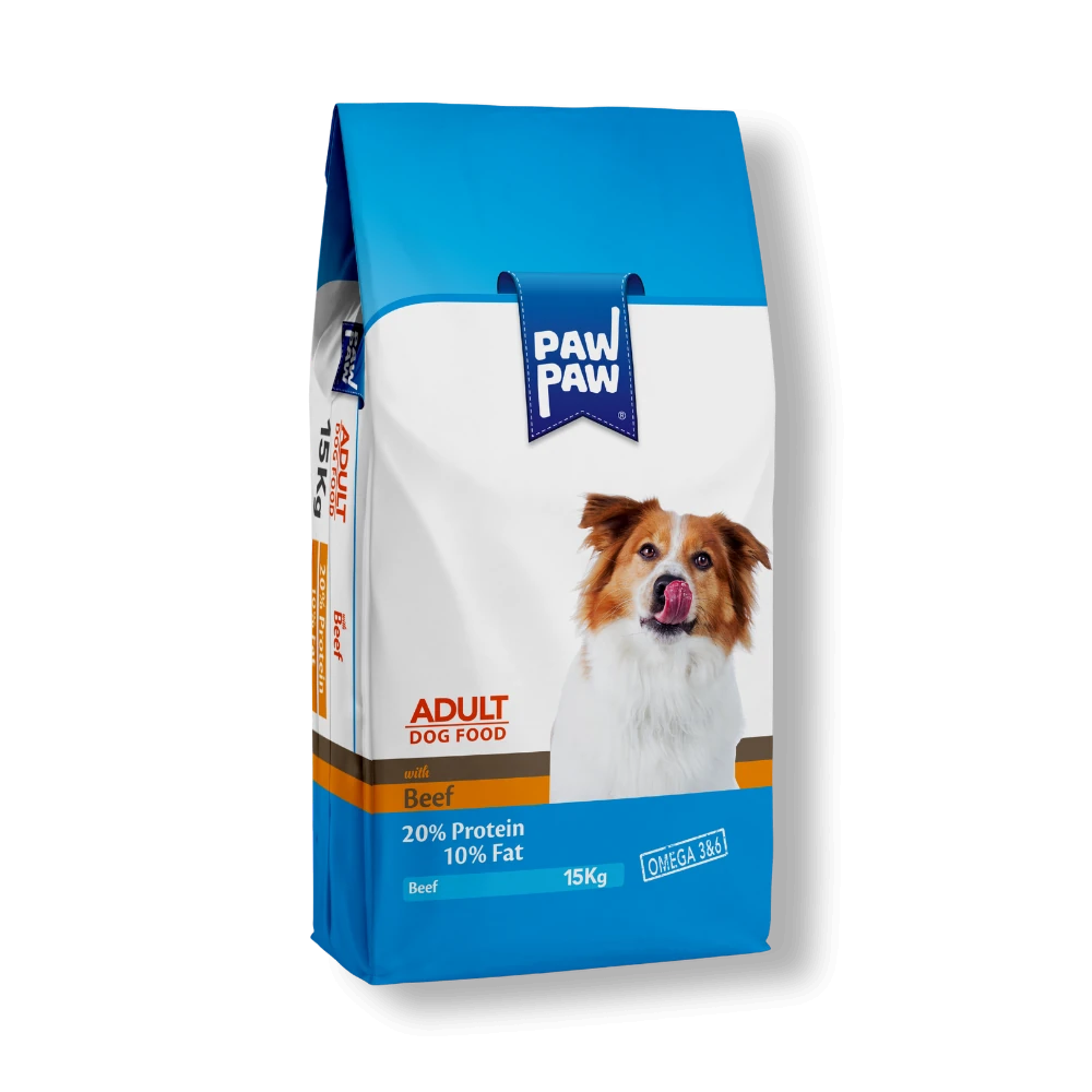 PawPaw Biftekli Yetişkin Köpek Maması 15 kg