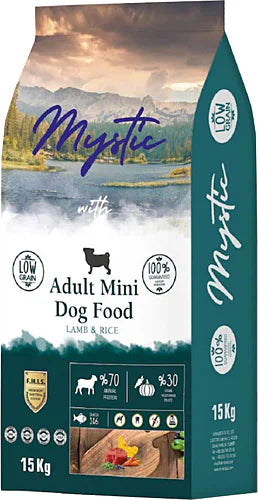 Mystic Az Tahıllı Kuzu Etli 15 kg Küçük Irk Yetişkin Köpek Maması