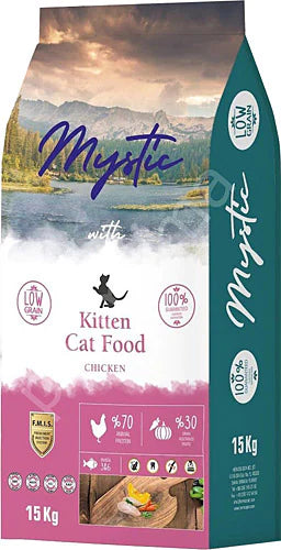 Mystic Az Tahıllı Tavuklu 15 kg Yavru Kedi Maması