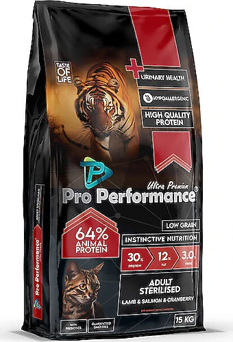 Pro Performance Kuzu Etli ve Somonlu 15 kg Kısırlaştırılmış Yetişkin Kedi Maması