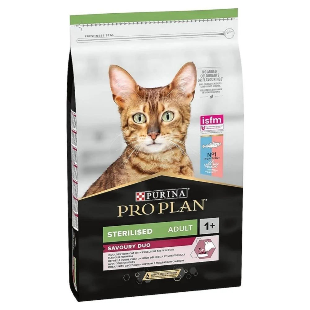 Pro Plan Sterilised Morina ve Okyanus Balıklı Kısırlaştırılmış Yetişkin Kedi Maması 10 kg
