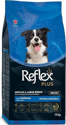Reflex Plus Somonlu 12 kg Orta ve Büyük Irk Yetişkin Köpek Maması