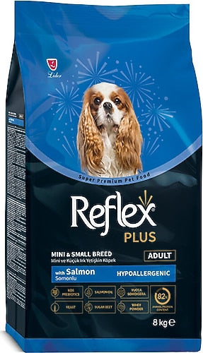 Reflex Plus Somonlu Mini ve Küçük Irk 8 kg Yetişkin Köpek Maması