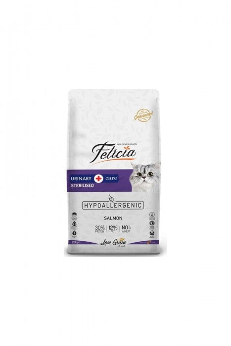Felicia Az Tahıllı Sterilised Somonlu Kedi Maması 12 kg
